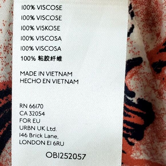 WE THE FREE Floral Pattern Button Down Blouse Size XS - Picture 6 of 8